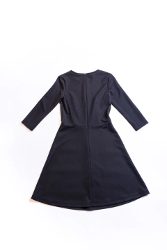 VESTIDO NEGRO 3/4 CLARA en internet