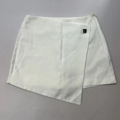 SHORT SIMIL POLLERA BLANCO ZARA BASIC