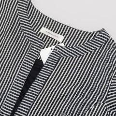 SACO RAYADO B&W BORDADO RAPSODIA - comprar online