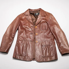 SACO CUERO MARON VITAMINA