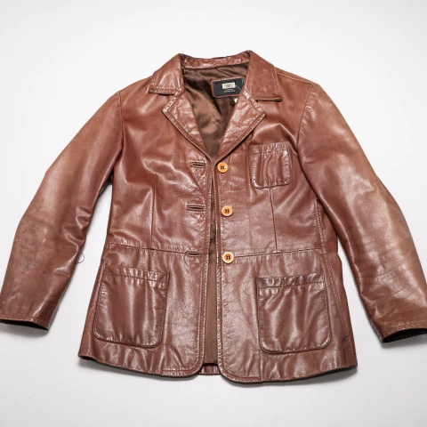 SACO CUERO MARON VITAMINA