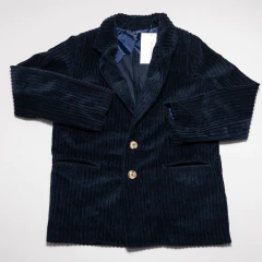 BLAZER AZUL VELVET NEGRA
