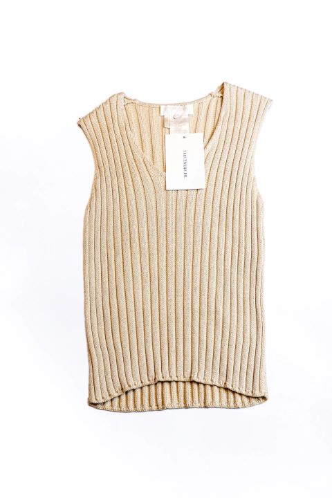 REMERA BEIGE KNIT LANA ESCADA