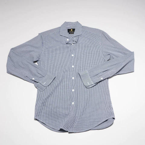 CAMISA CUADRILLE AZUL Y BLANCO EL BURGUES