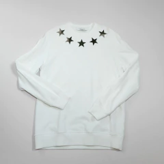 BUZO BLANCO ESTRELLAS PLATEADAS GIVENCHY PARIS