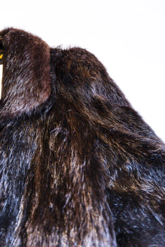 TAPADO PIEL MARRON OSCURO GENUINO TEODORO P en internet