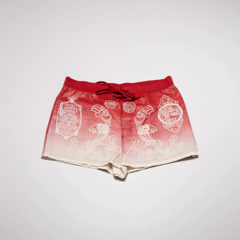 TRAJE DE BAÑO ROJO Y BLANCO DIESEL