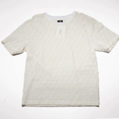 REMERA BLANCA Y CRUDO FENDI