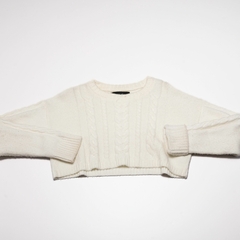 SWEATER CROP CRUDO THE ANN WAGNERS
