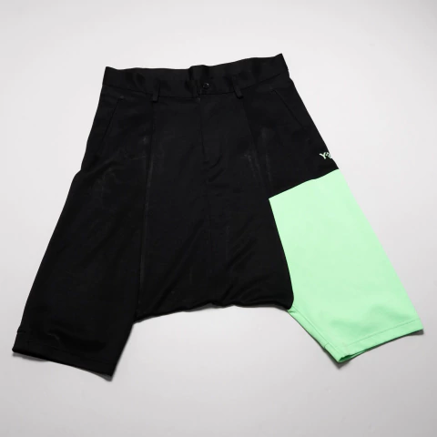 BERMUDA NEGRA Y VERDE FLUO Y3 YAMAMOTO