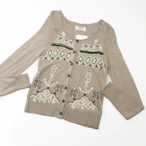 SWEATER BORDADO BEIGE ALL SAINTS