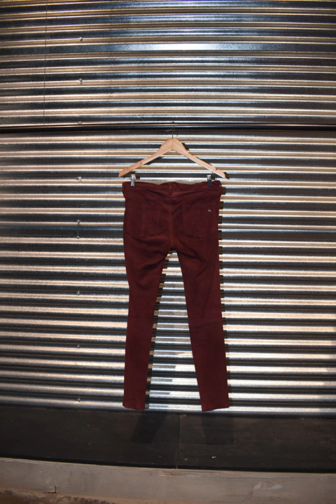 PANTALON BORDO CUERO DE OVEJA RAG & BONE