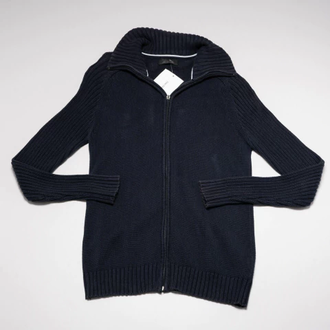 BUZO AZUL CIERRE ZARA MAN