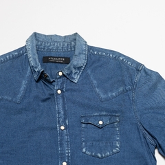 CAMISA DENIM AZUL ALL SAINTS - comprar online