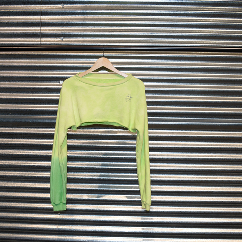 BUZO CROP VERDE FLUO LIZON ODDS NEWS