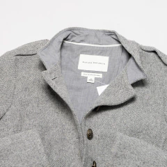 SACO GRIS LANA BOTONES BANANA REPUBLIC - The Vintage Hole