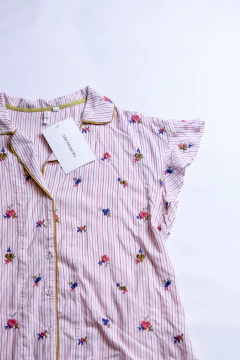 CAMISA RAYADA CON FLORES ANTHROLOGIE - comprar online