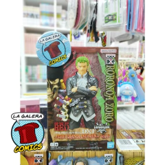 BANPRESTO RORONOA ZORO RED FILM DXF THE GRANDLINE MEN VOL.3 ONE PIECE - La Galera Cómics