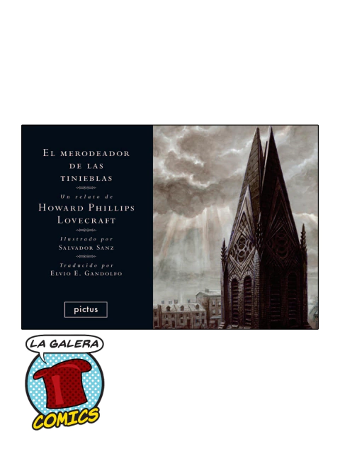 EL MERODEADOR DE LAS TINIEBLAS - ILUSTRADO POR SALVADOR SANZ - TAPA DURA