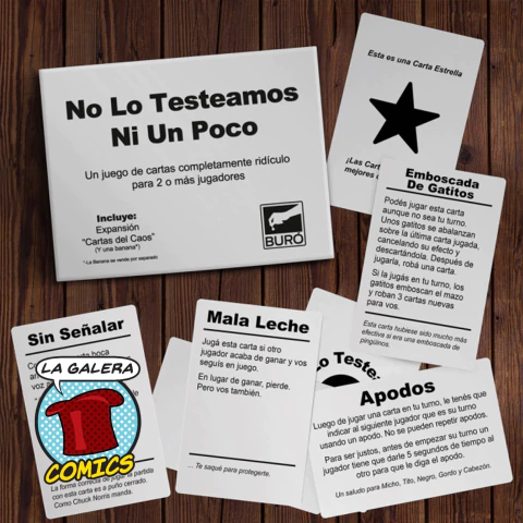 NO LO TESTEAMOS NI UN POCO