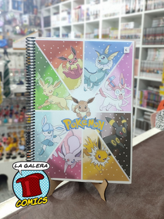 CUADERNO A4 CUADRICULADO POKEMON - EEVEE EVOLUCIONES - comprar online