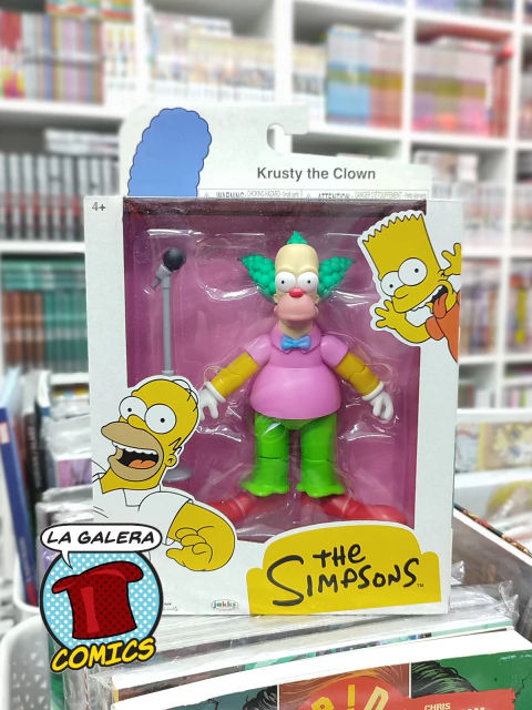 LOS SIMPSONS - KRUSTY 13CM JAKKS (CAJA CON DETALLES) - comprar online