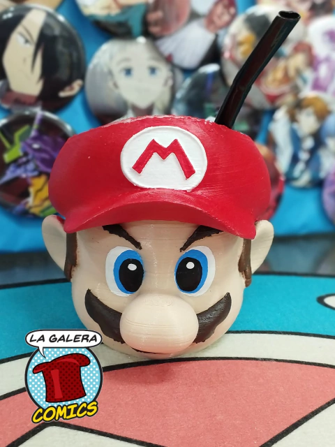 MATE IMPRESION 3D - MARIO - MARIO BROS