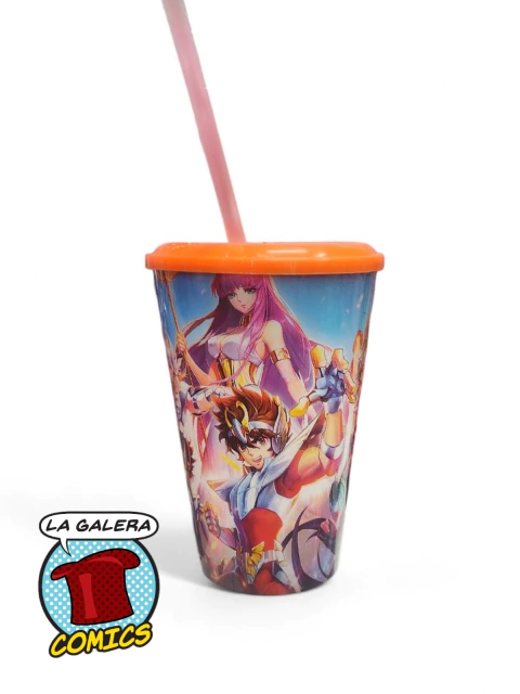 VASO CON SORBETE SAINT SEIYA