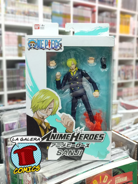 FIGURA ARTICULADA ANIME HEROES - SANJI - ONE PIECE (CAJA CON DETALLES) - comprar online