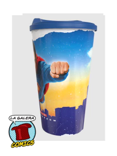 VASO CON TAPA PLASTICO - SUPERMAN LA PELICULA - SUPERMAN en internet