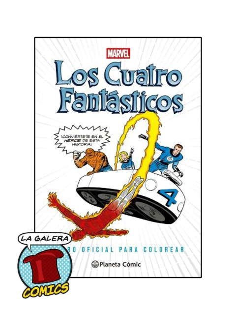 LOS CUATRO FANTASTICOS: LIBRO PARA COLOREAR - comprar online