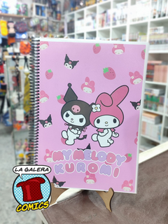 CUADERNO A4 SANRIO - MY MELODY/KUROMI - comprar online