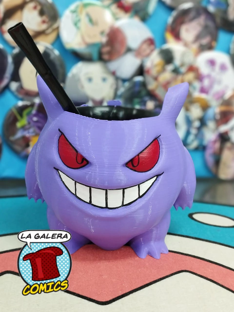 MATE IMPRESION 3D - GENGAR - POKEMON