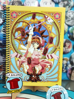 CUADERNO A5 TAPA DURA - SAKURA CARD CAPTOR