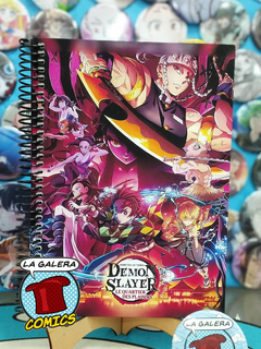 CUADERNO A5 TAPA DURA - DEMON SLAYER - MODELO A