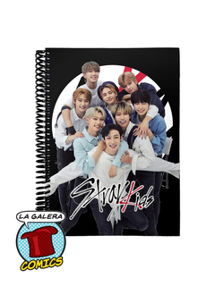 CUADERNO A6 TAPA DURA LISOS STRAY KIDS