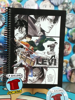 CUADERNO A5 TAPA DURA - ATTACK ON TITAN - LEVI