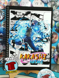 CUADERNO A5 TAPA DURA - NARUTO - KAKASHI