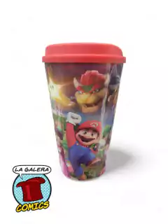 VASO CON TAPA MARIO BROS LA PELICULA - comprar online