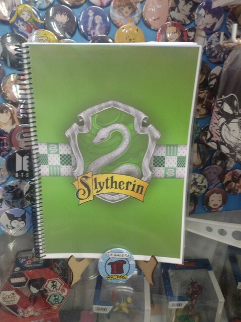 CUADERNO A4 HARRY POTTER - SLYTHERIN
