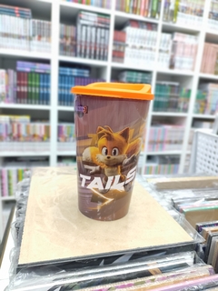 VASO CON TAPA PLASTICO SONIC 3 - TAILS - comprar online