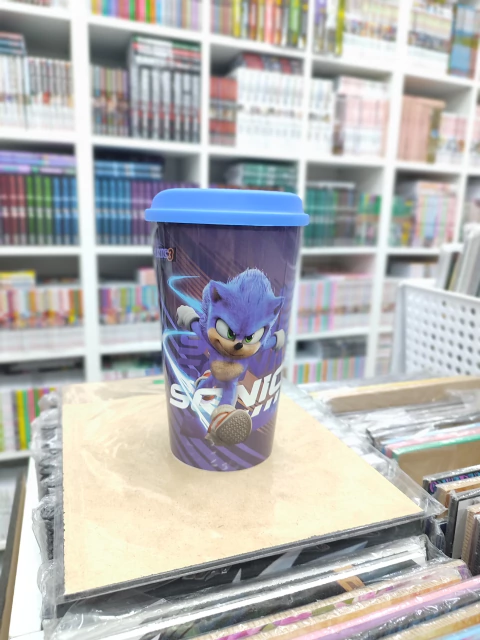 VASO CON TAPA PLASTICO SONIC 3 - SONIC - comprar online