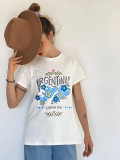 REMERA ARGENTO OFF WHITE MALVINAS - comprar online