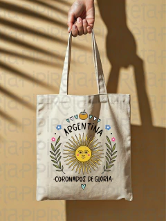BOLSA TELA ESTAMPADA 35X40 ARGENTINA SOL - buy online