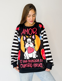 Buzo Emy amor perros en internet