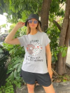 Remera Agus gris los gatos