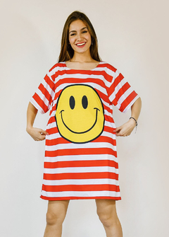 VESTIDO SHAQUILLE SMILEY red