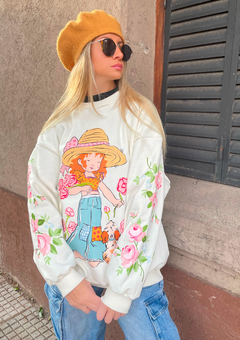 BUZO FRISADO VIBES OFF WHITE SARAH - comprar online