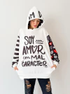 BUZO FUNNY OFF WHITE SOY UN AMOR