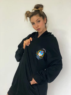 CAMPERA ARGENTO REPUBLICA NEGRA sean eternos - PIPIRETA